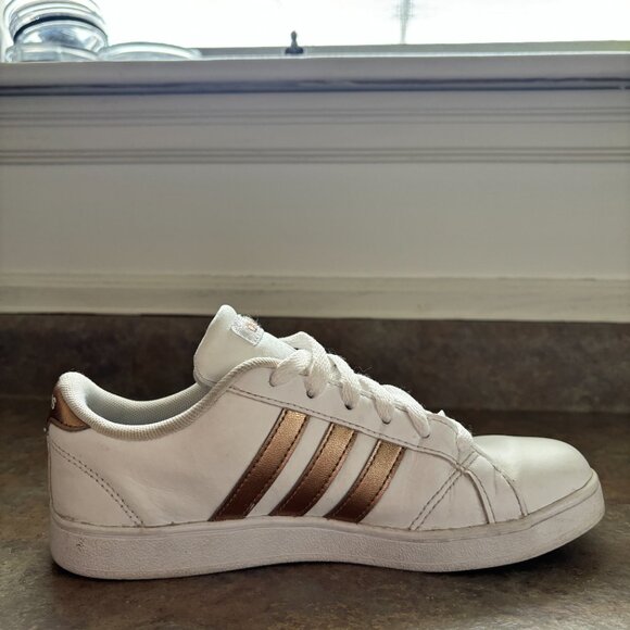 Adidas Grand Court - White/Rose Gold SIZE 5.5 - Picture 7 of 12